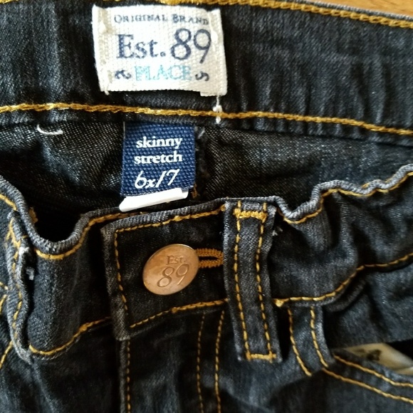 Girl's Denim Jeggings - Picture 2 of 5